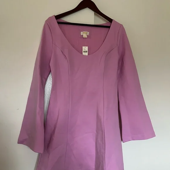 NWT Anthropologie lavender mod shape bell sleeve beauty - Picture 4 of 4